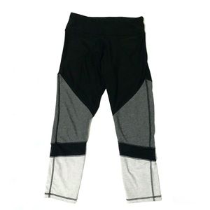 Black and Gray Capris